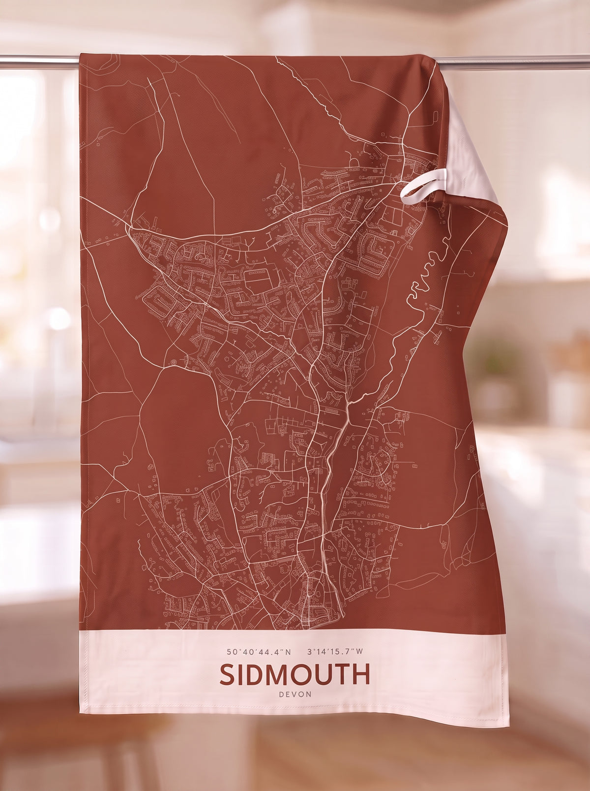 Sidmouth — Map Tea Towel