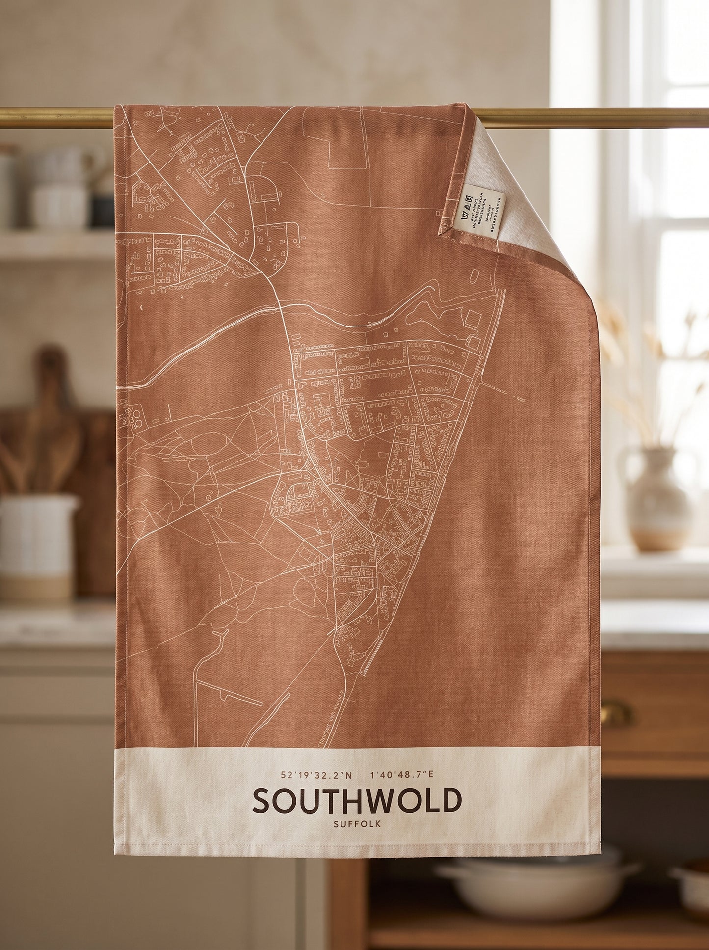 Southwold — Map Tea Towel