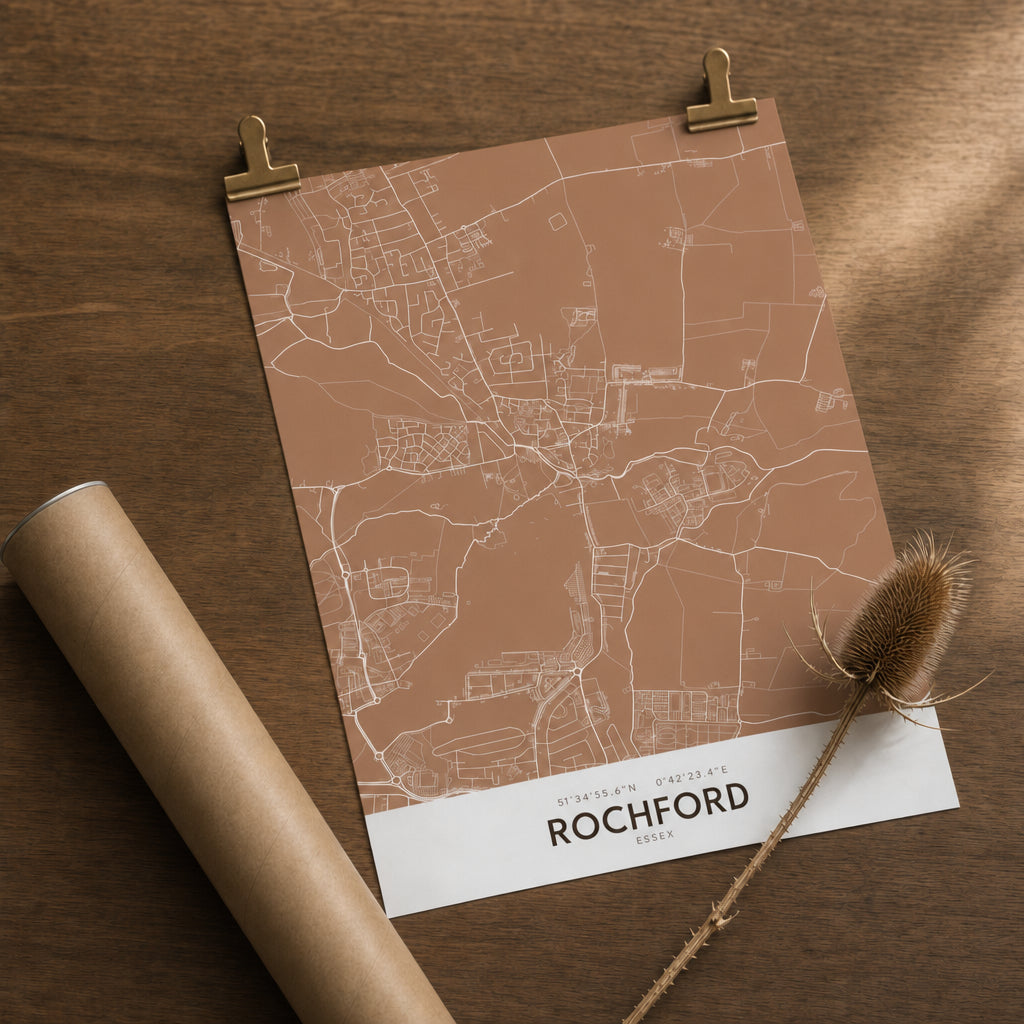 Rochford — Map Print