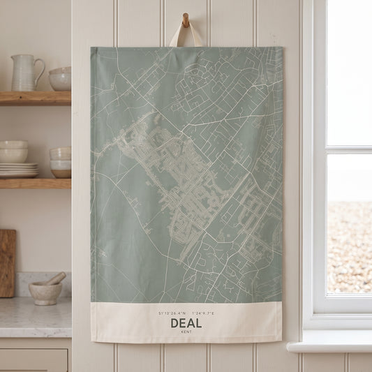 Deal — Map Tea Towel