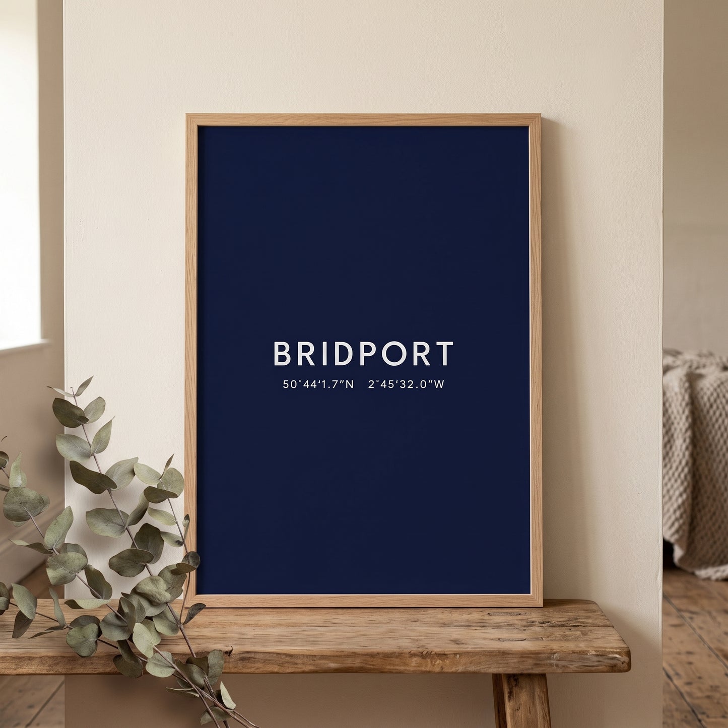 Bridport — Coordinates Print