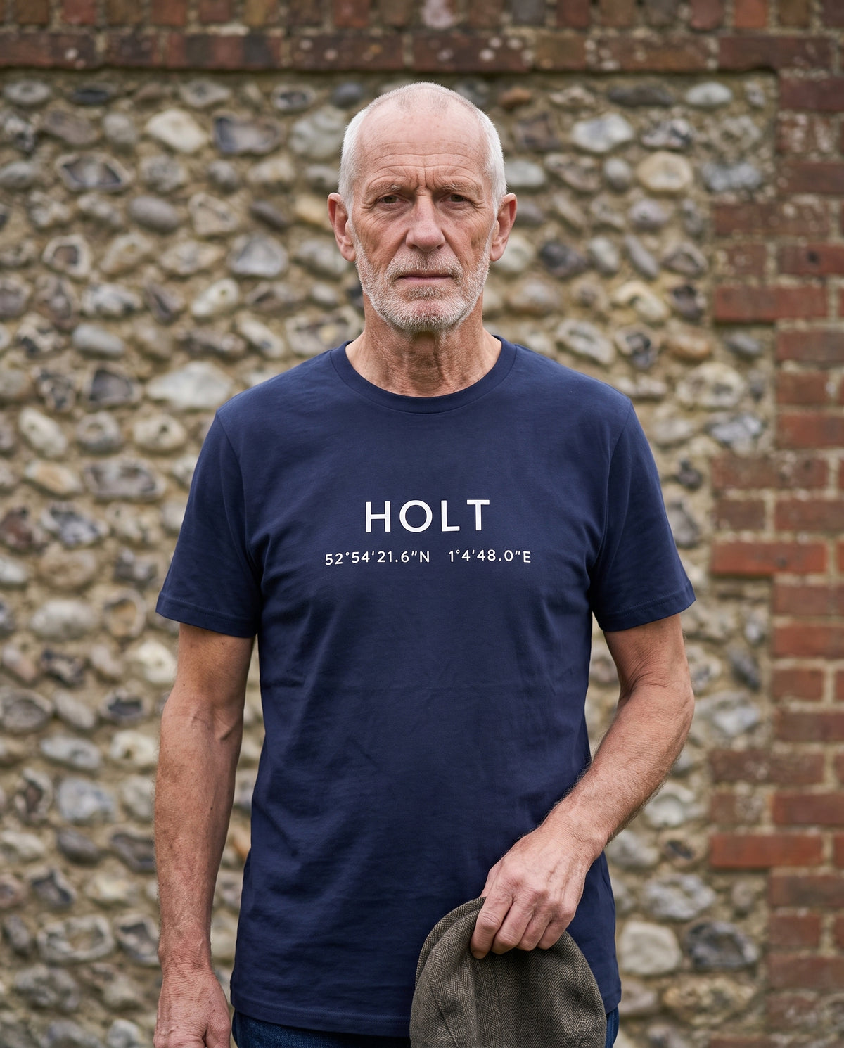 Your Town Merch — Holt Coordinates Navy Tee lifestyle