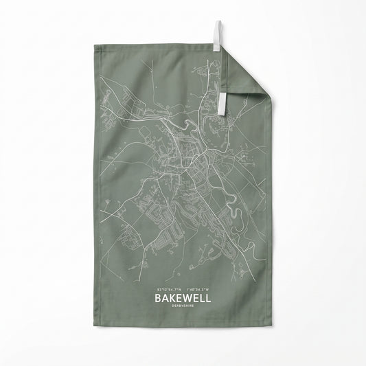 Bakewell — Map Tea Towel