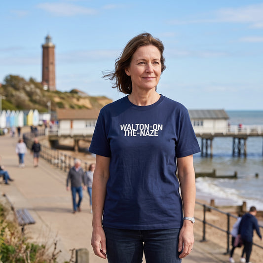 Walton-on-the-Naze — Navy Tee