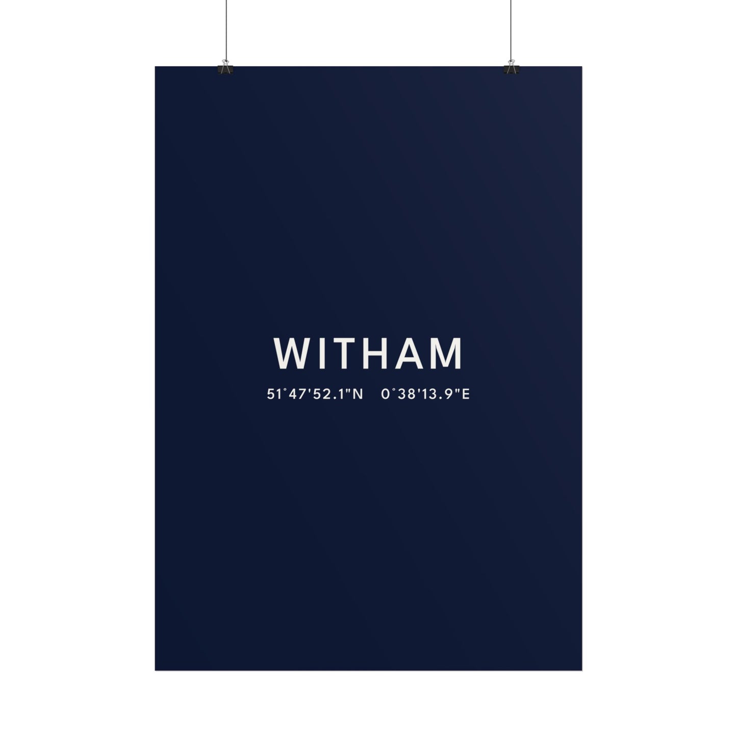 WITHAM — Coordinates Print