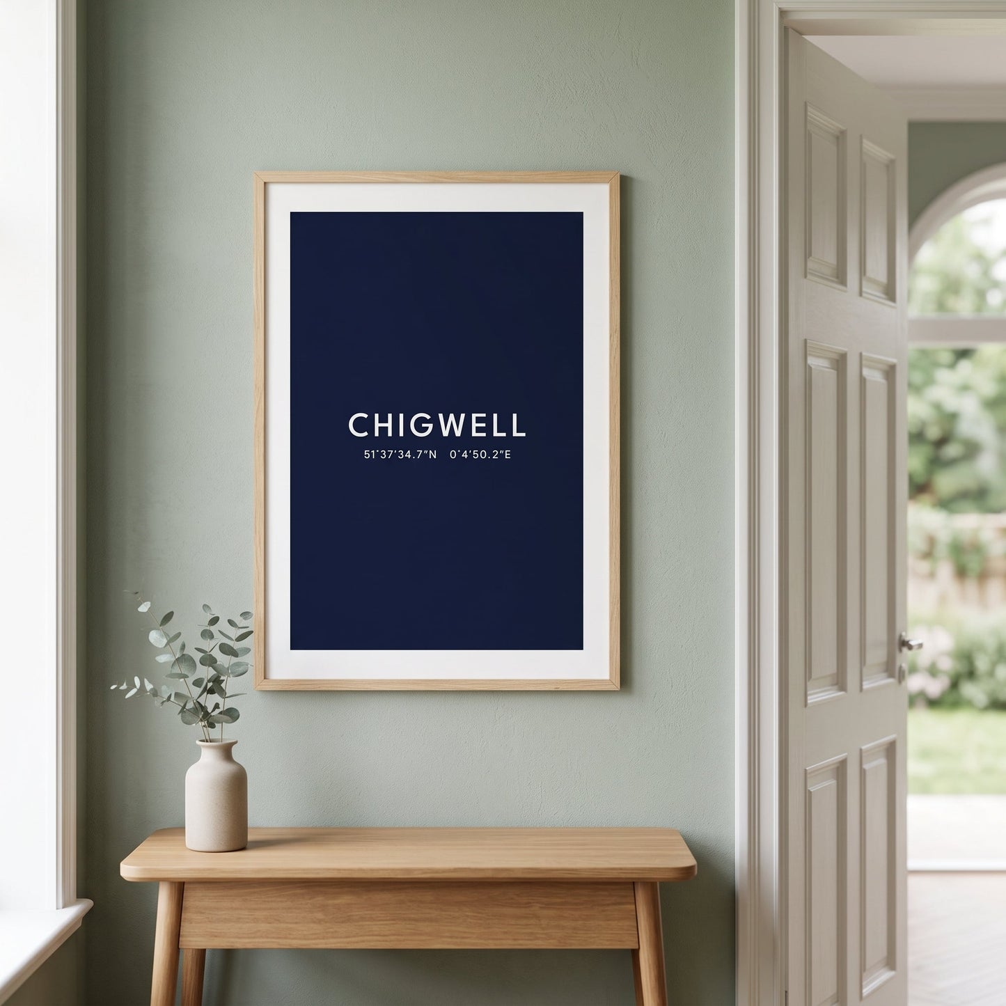 Chigwell — Coordinates Print