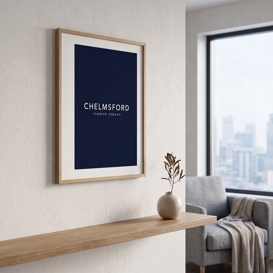Chelmsford — Coordinates Print