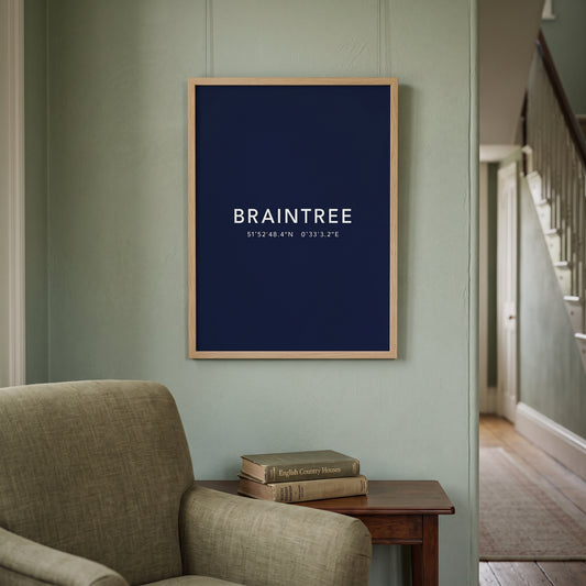 Braintree — Coordinates Print