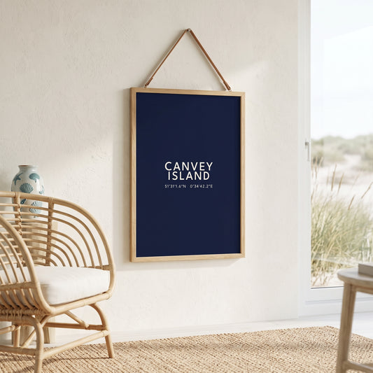 Canvey Island — Coordinates Print