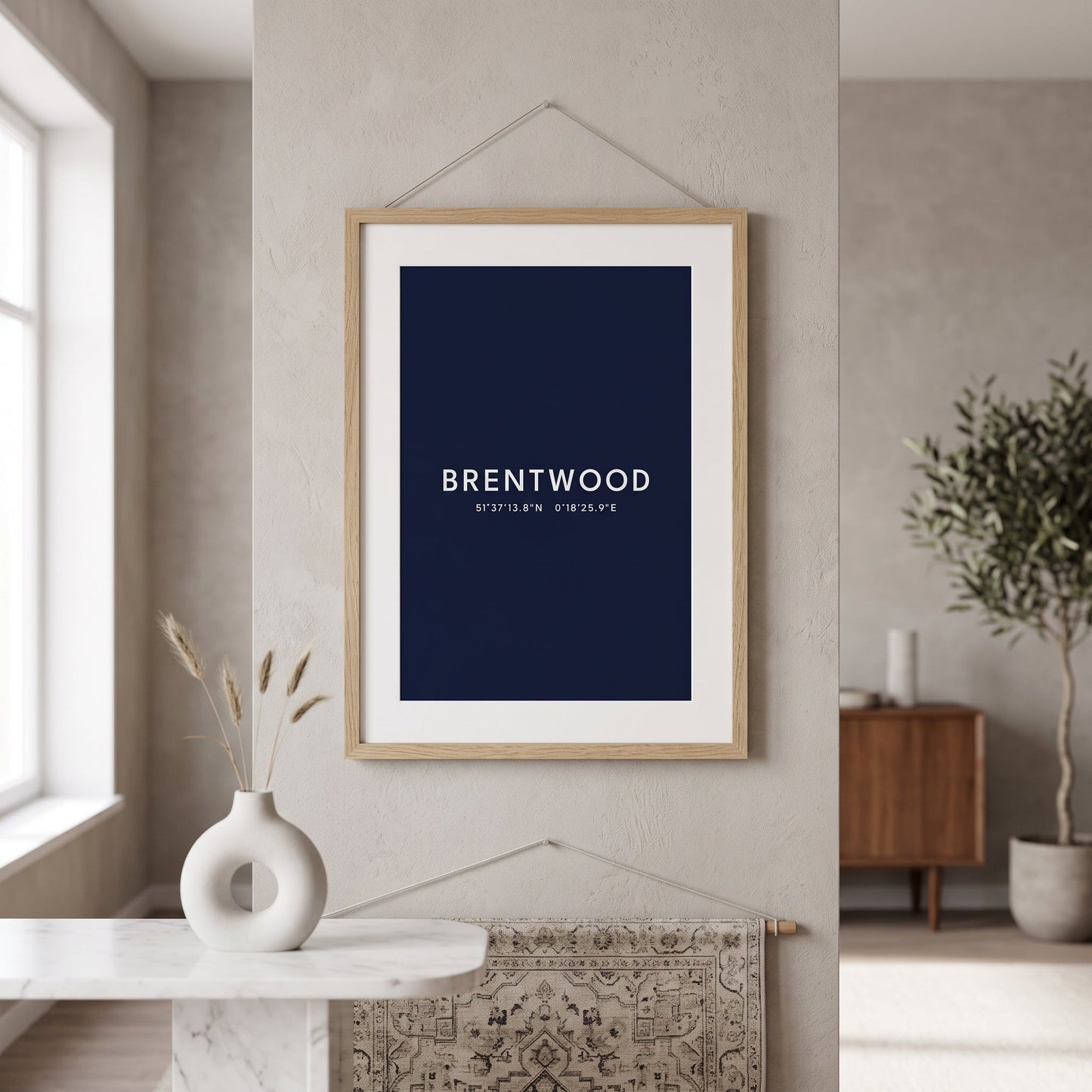 Brentwood — Coordinates Print
