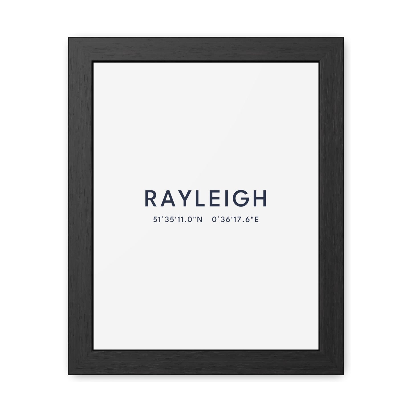 Rayleigh — Framed Coordinates Print