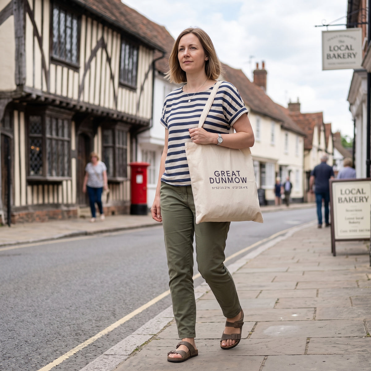 Great Dunmow — Coordinates Natural Tote