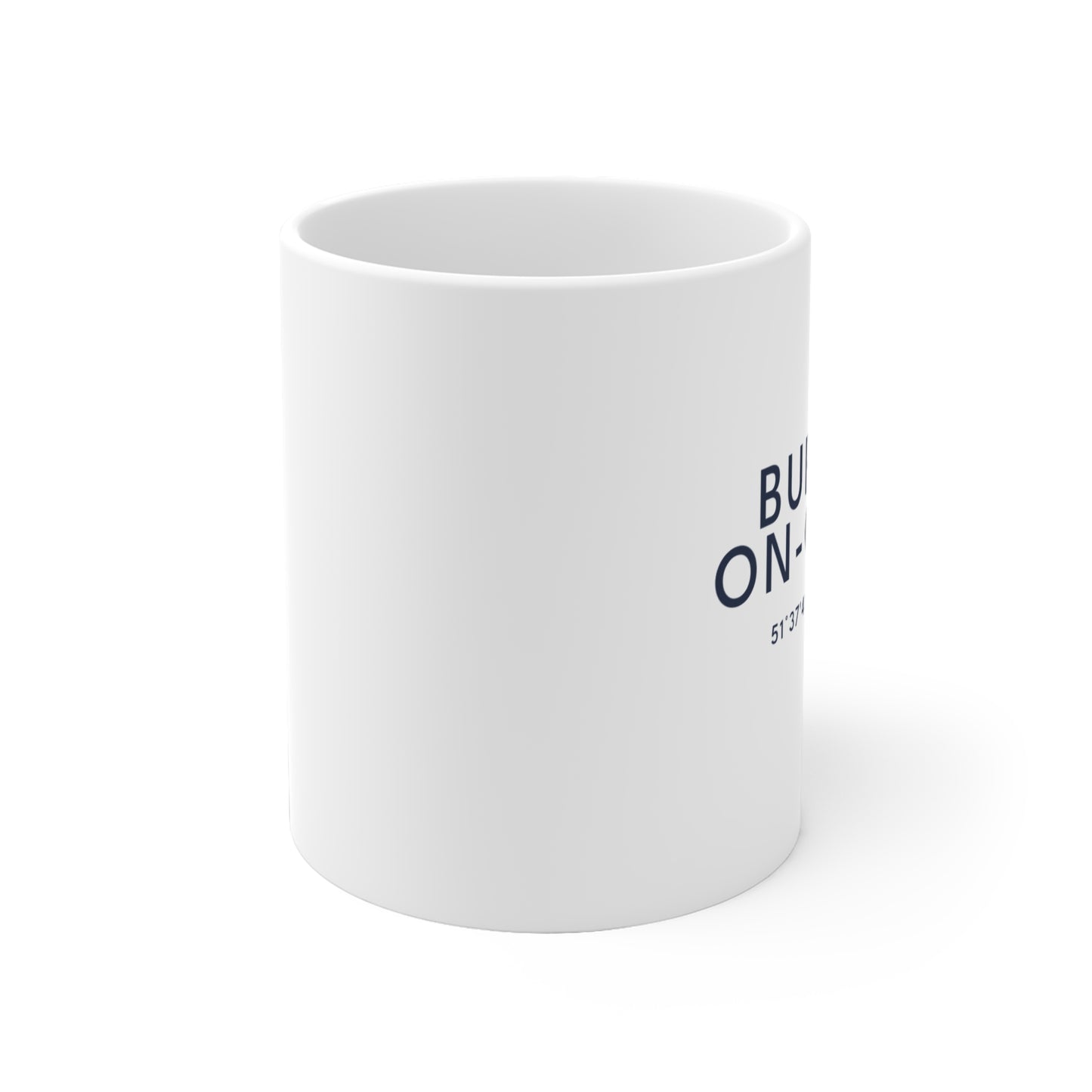 Burnham-on-Crouch — Coordinates Ceramic Mug