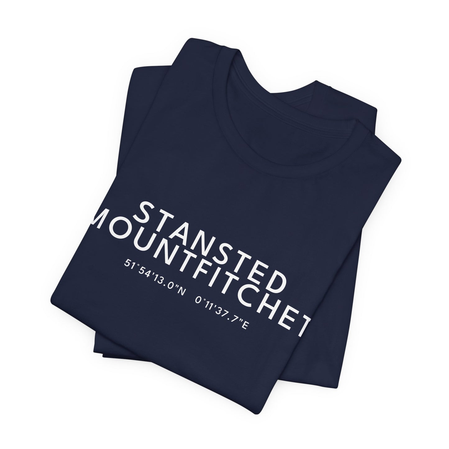 STANSTED MOUNTFITCHET — Coordinates Navy Tee