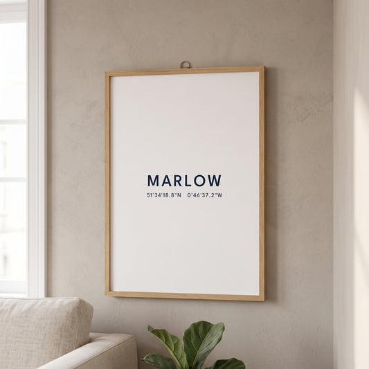 Marlow — Coordinates Print (White) lifestyle