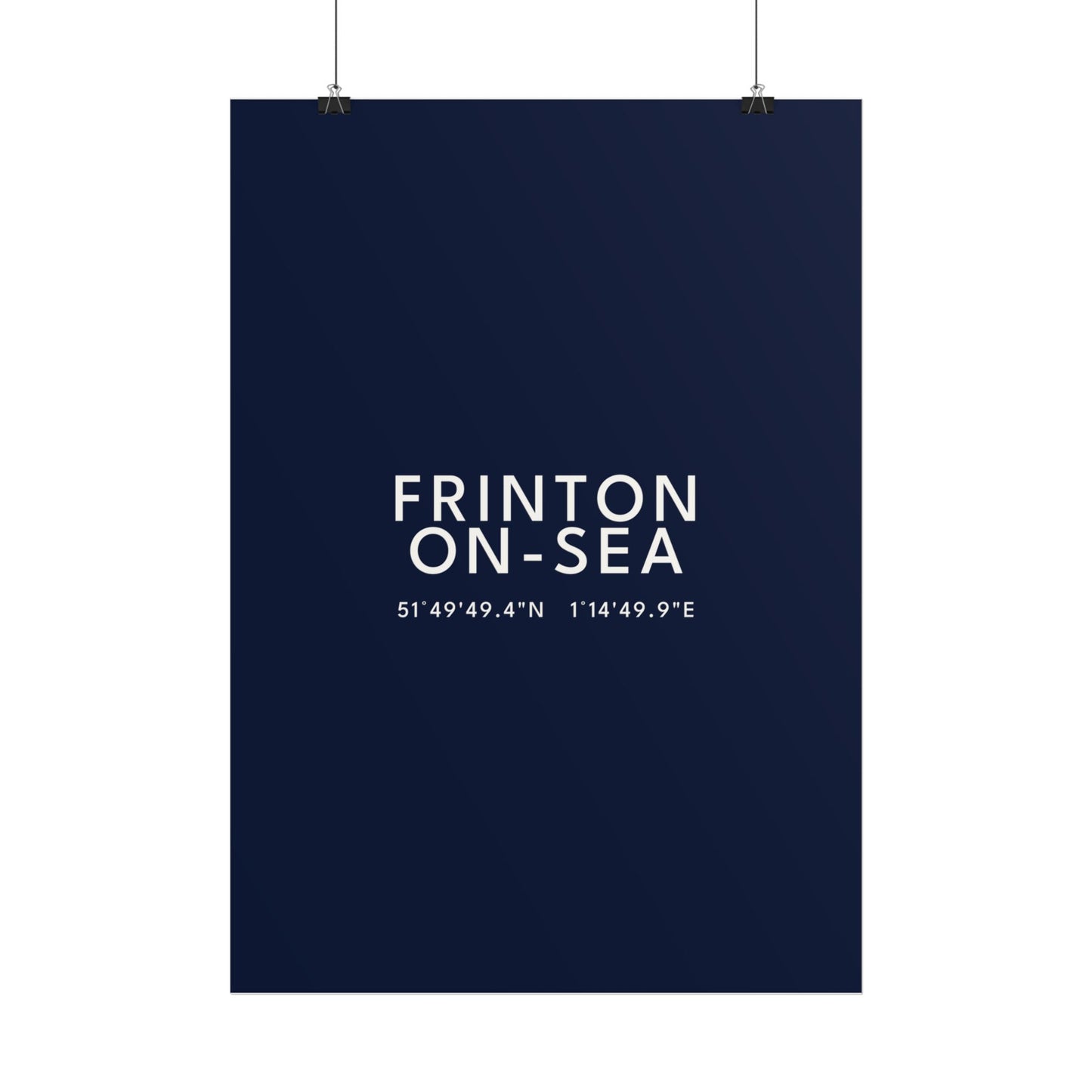 FRINTON-ON-SEA — Coordinates Print