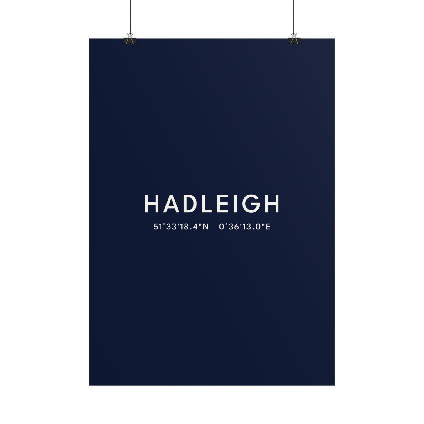 HADLEIGH — Coordinates Print