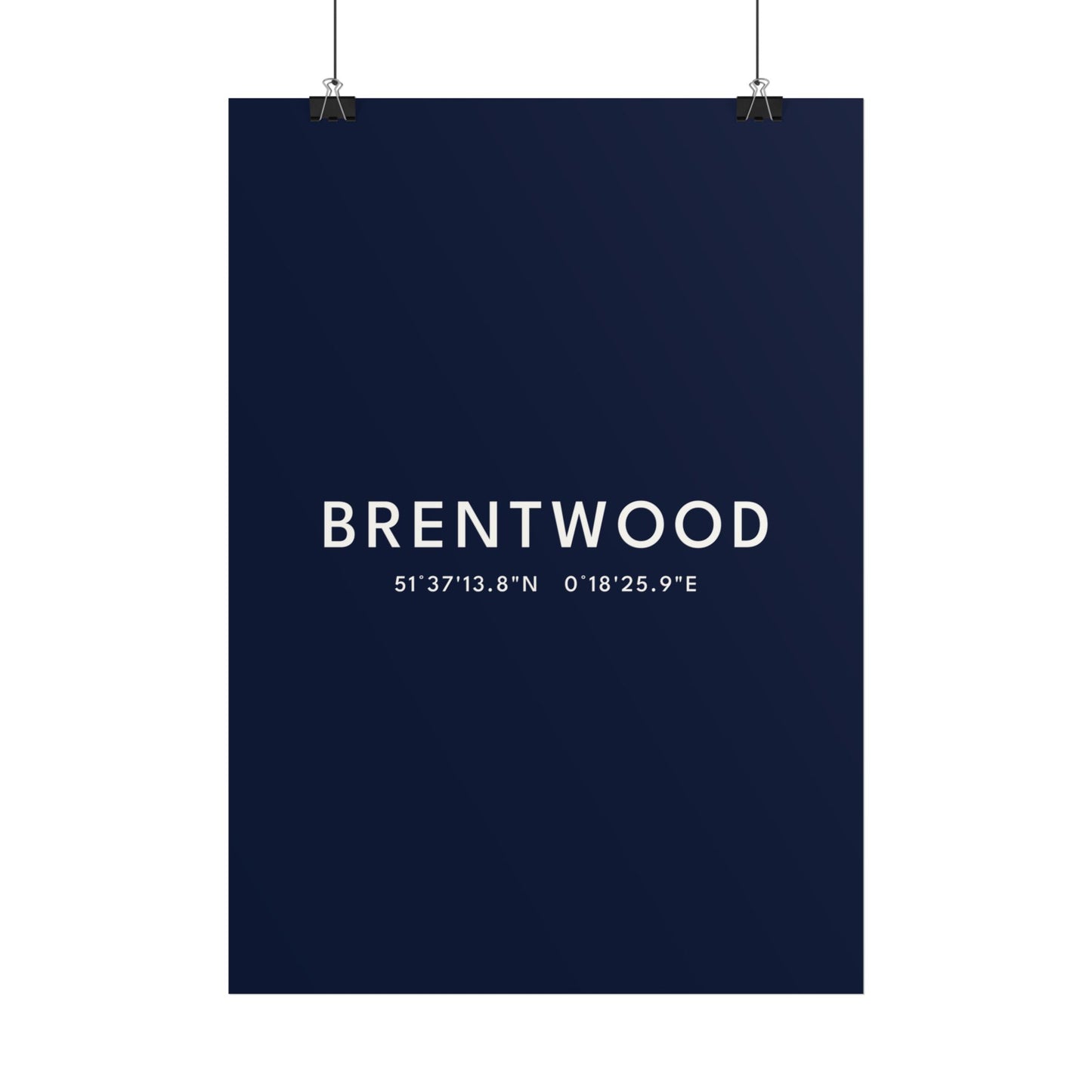 BRENTWOOD — Coordinates Print