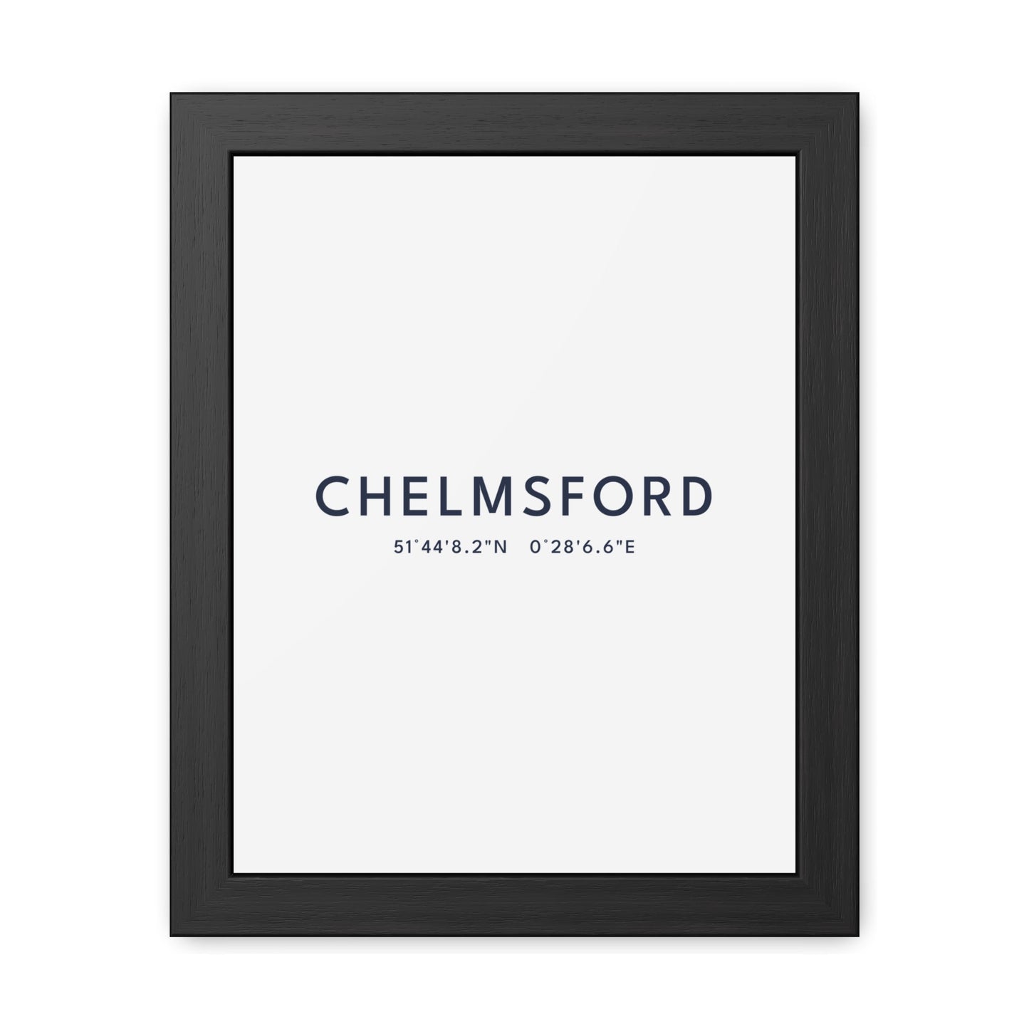 Chelmsford — Framed Coordinates Print