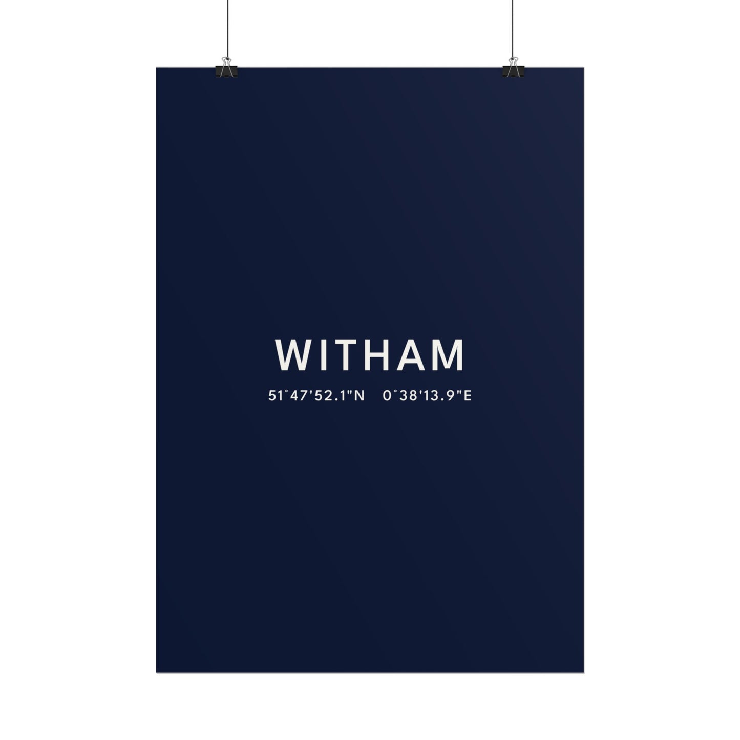 WITHAM — Coordinates Print