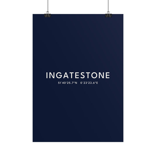 Ingatestone — Coordinates Print