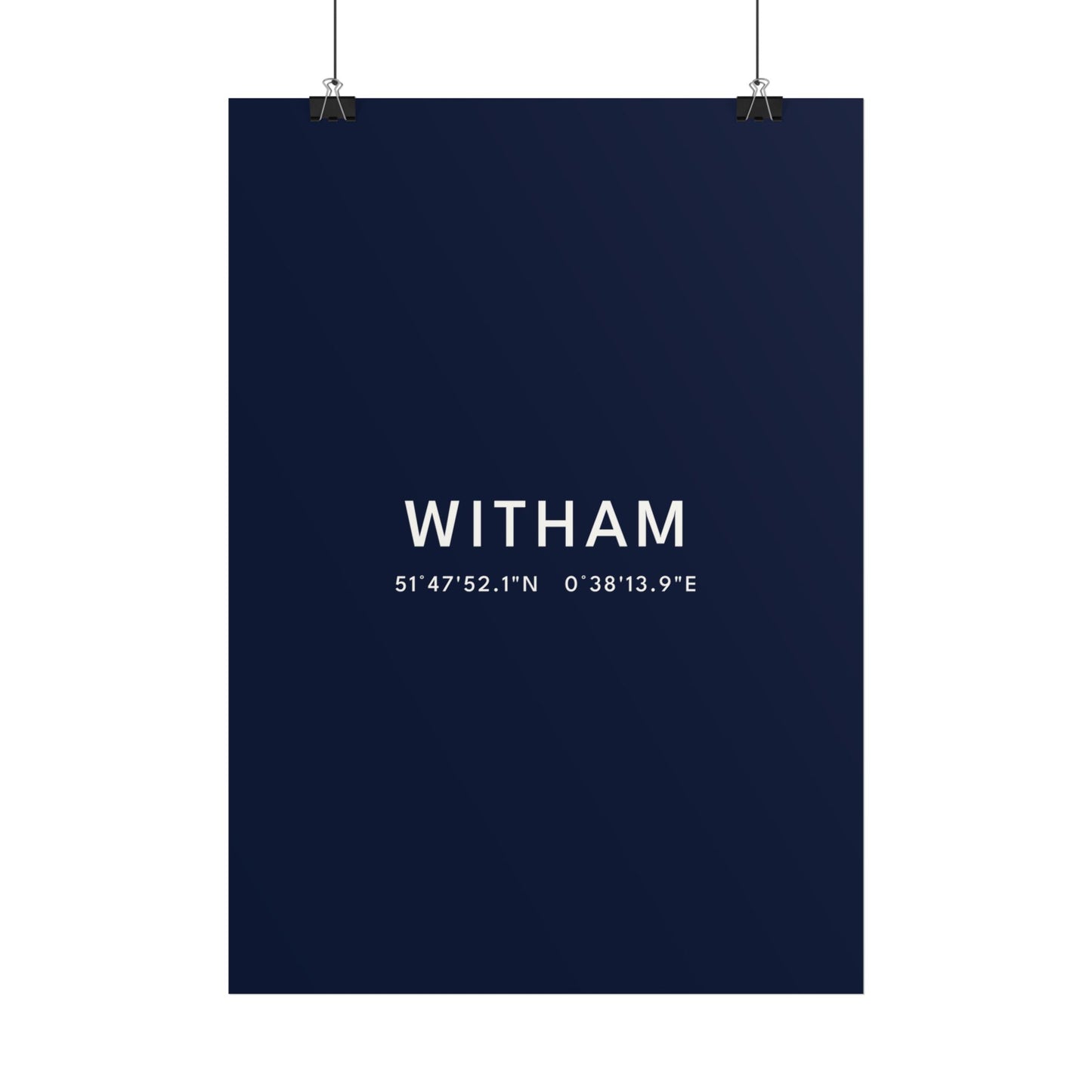 WITHAM — Coordinates Print