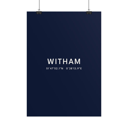 Witham — Coordinates Print