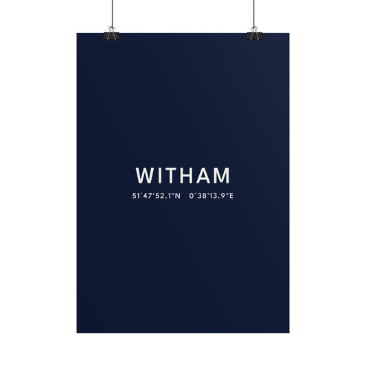 Witham — Coordinates Print
