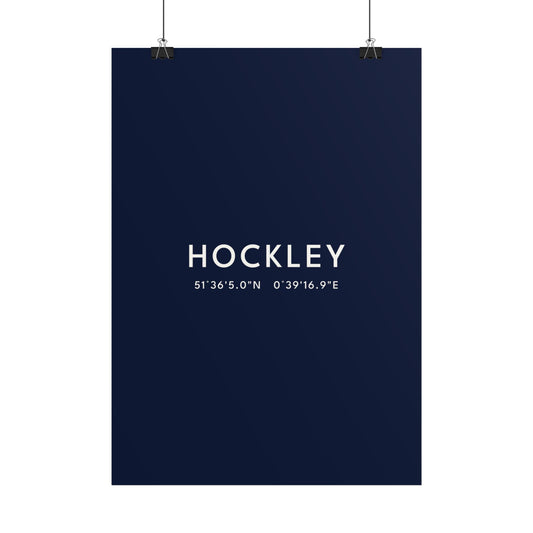 Hockley — Coordinates Print
