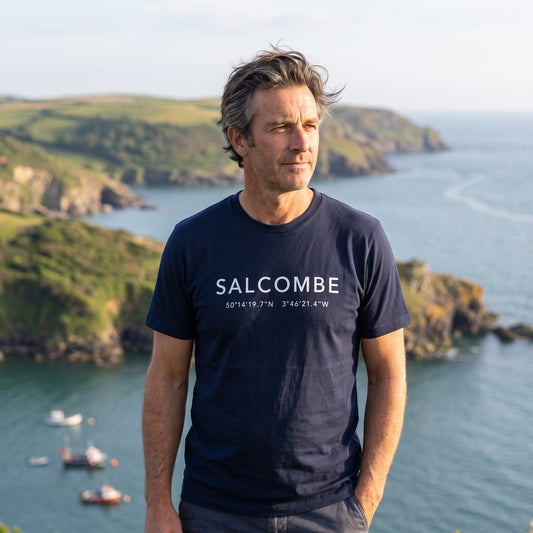 Salcombe — Coordinates Navy Tee