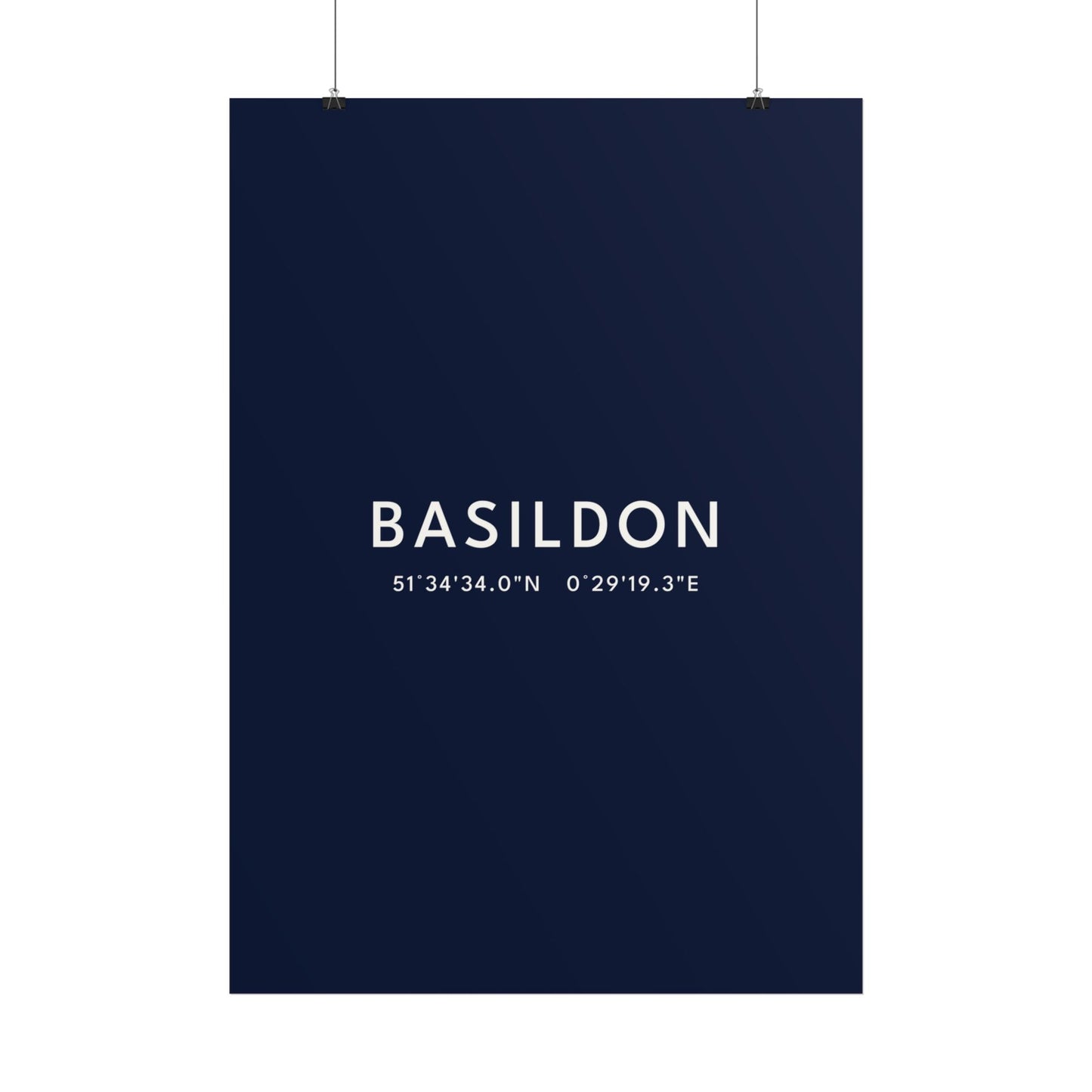 Basildon — Coordinates Print