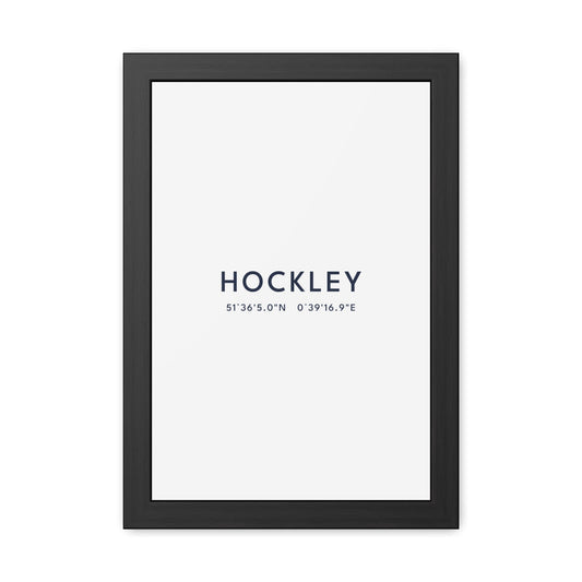 Hockley — Framed Coordinates Print