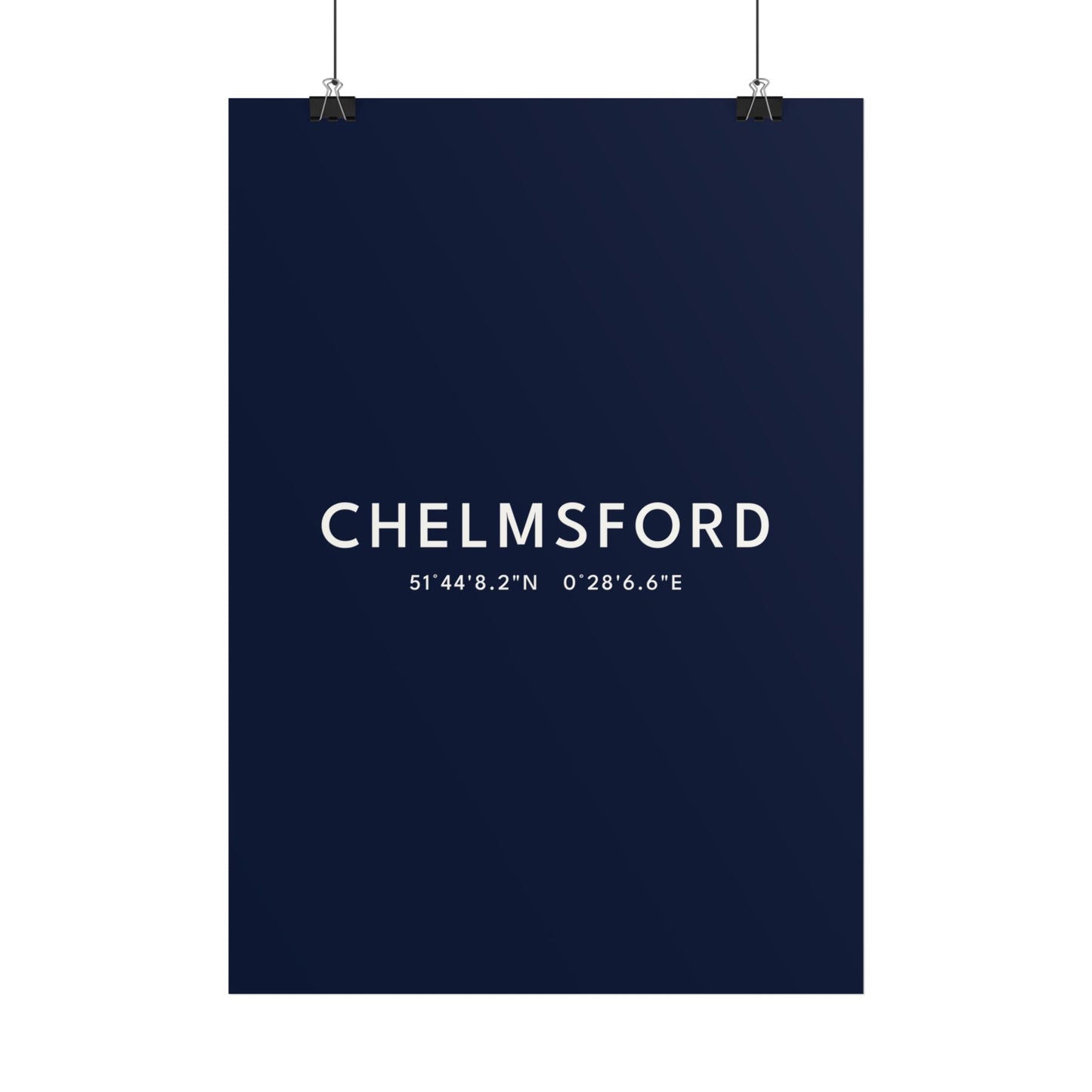 Chelmsford — Coordinates Print