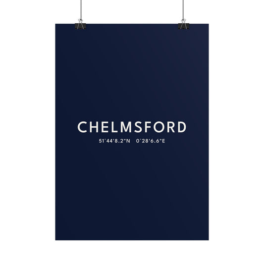 Chelmsford — Coordinates Print