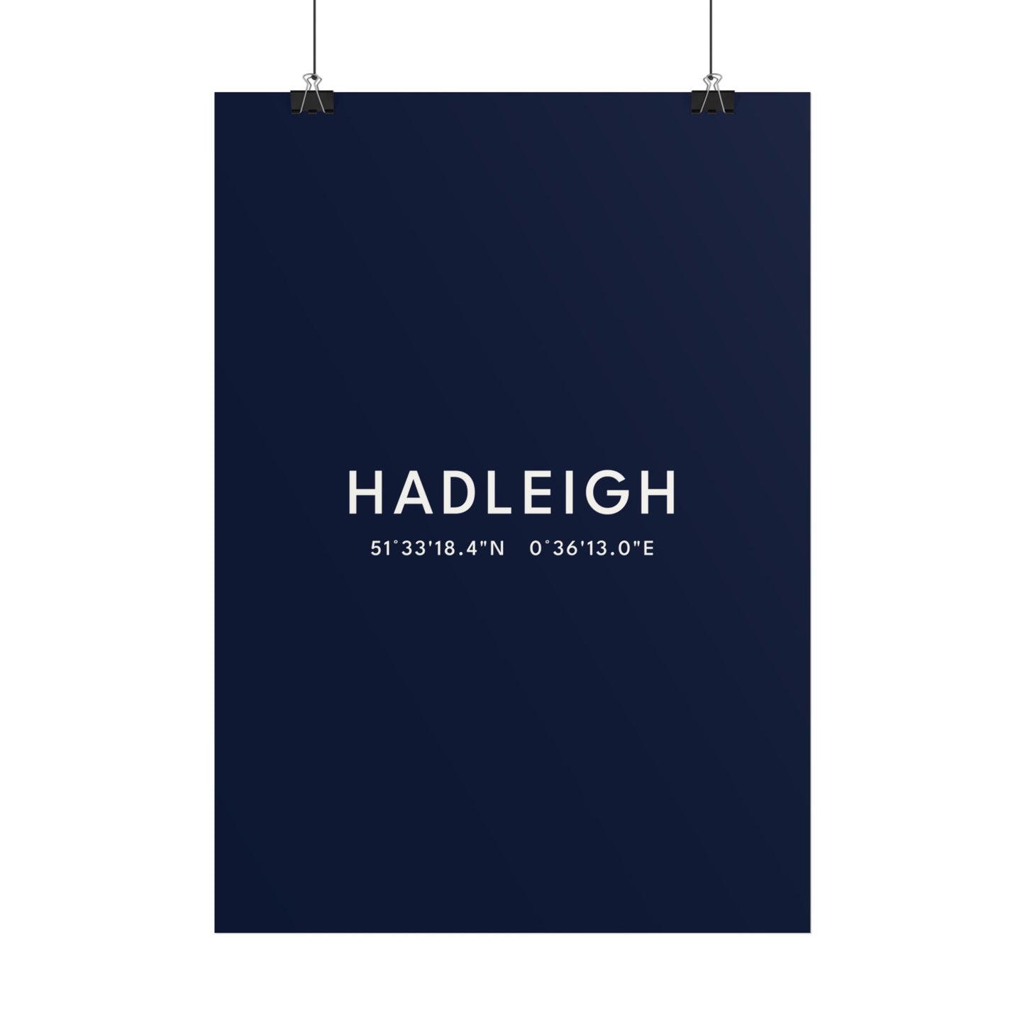 HADLEIGH — Coordinates Print