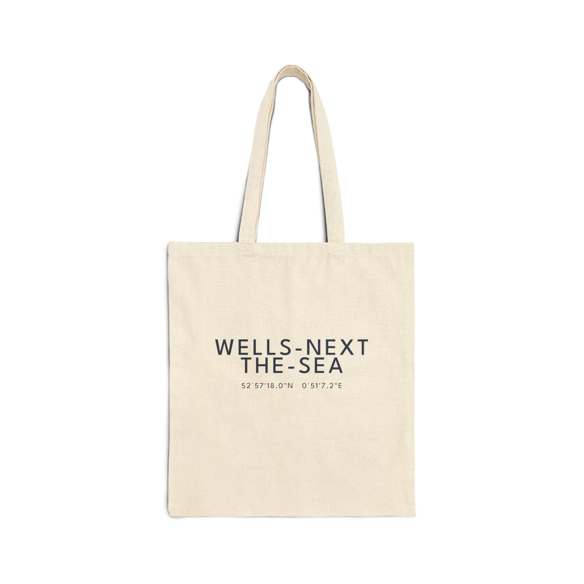 Wells-next-the-Sea — Coordinates Natural Tote