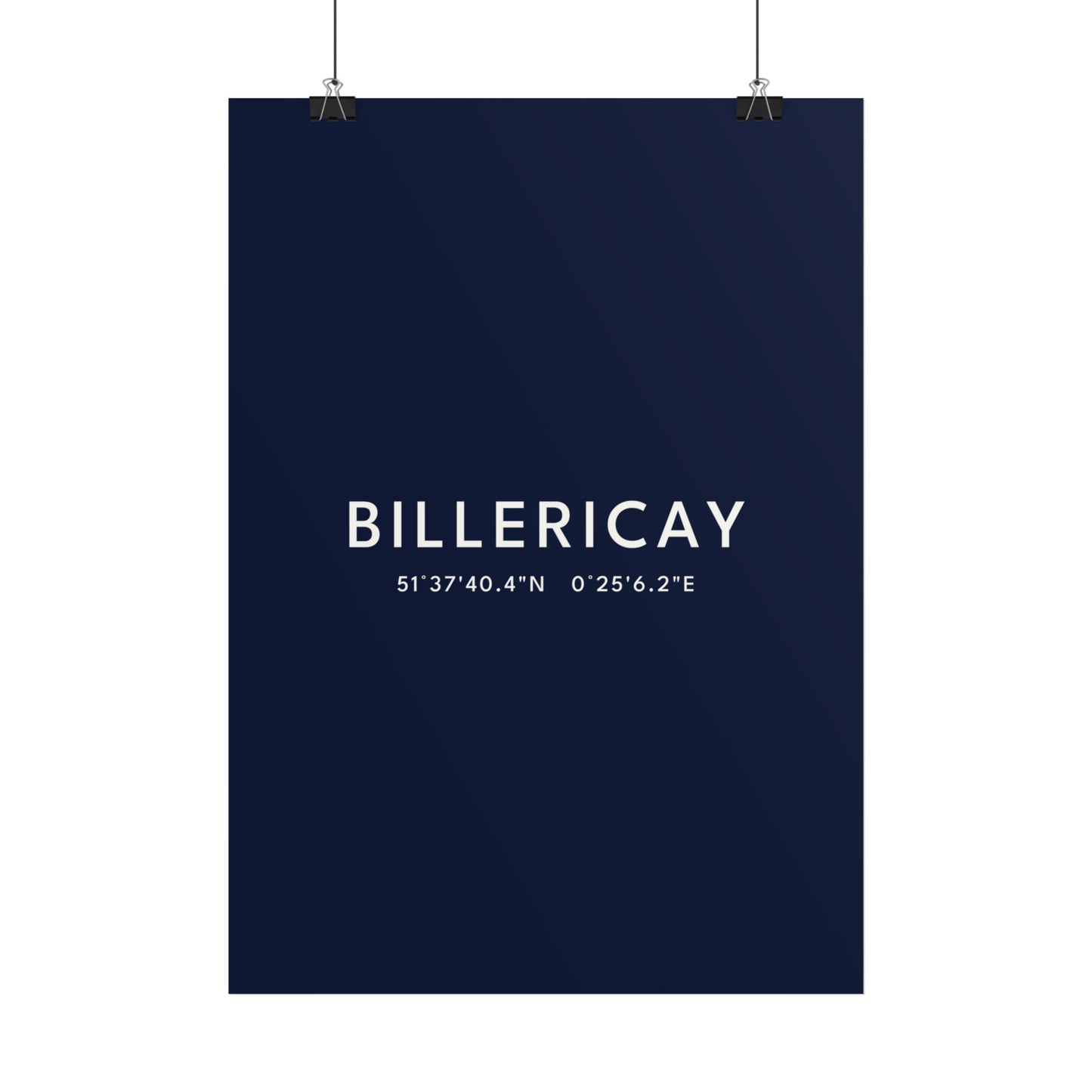 BILLERICAY — Coordinates Print