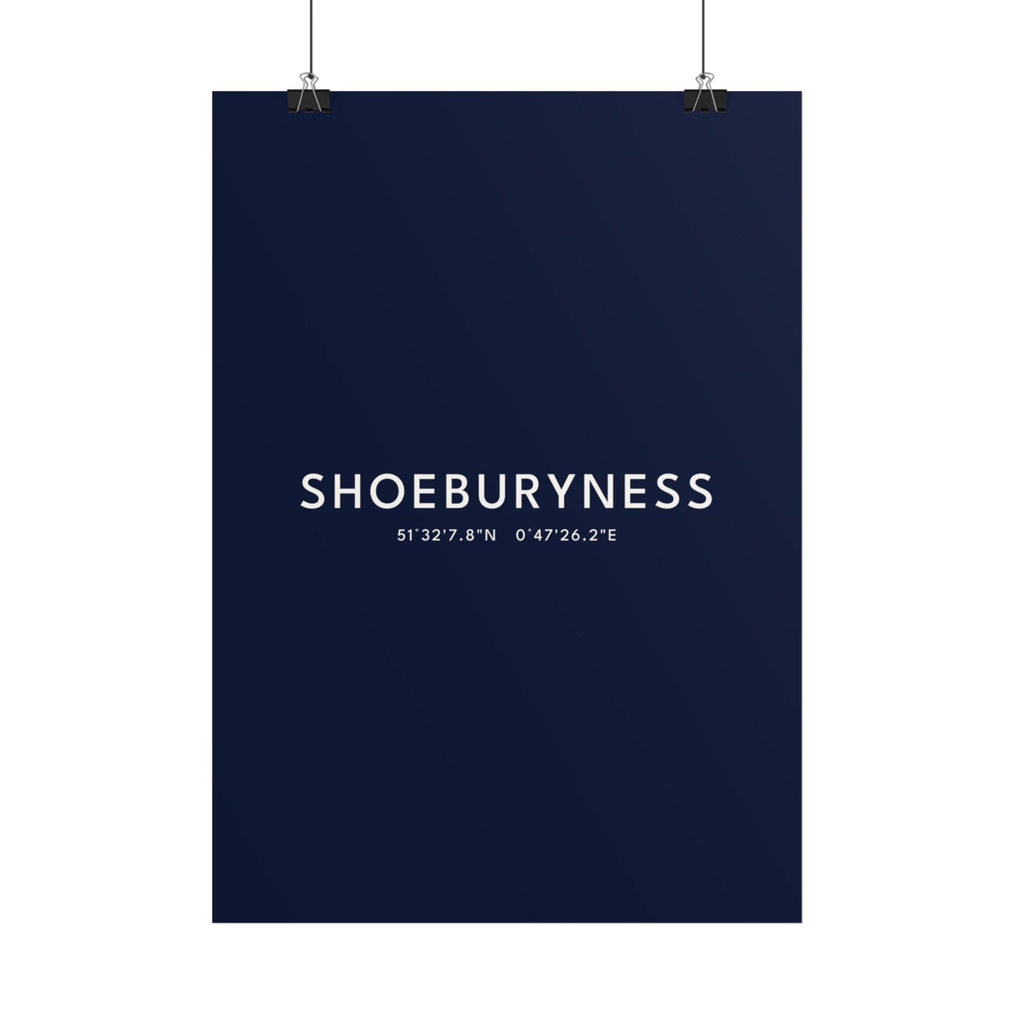 SHOEBURYNESS — Coordinates Print