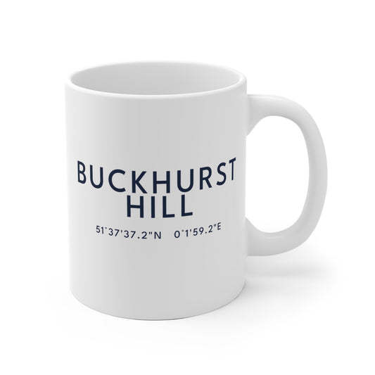 Buckhurst Hill — Coordinates Ceramic Mug