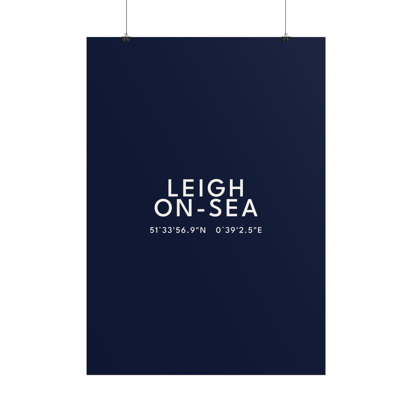 LEIGH-ON-SEA — Coordinates Print