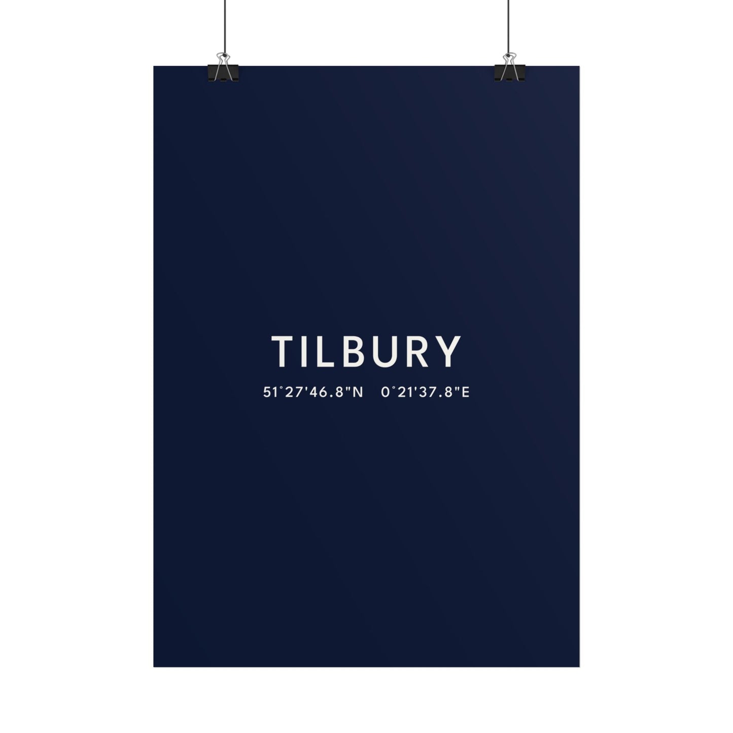 Tilbury — Coordinates Print