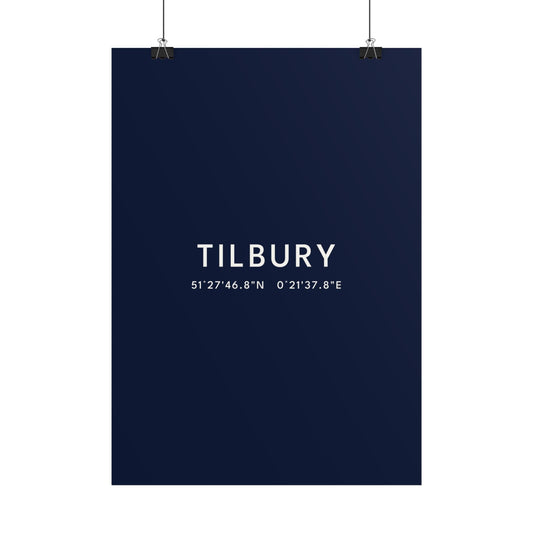 Tilbury — Coordinates Print