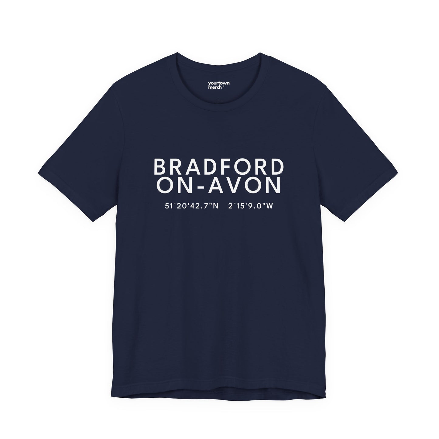 Bradford-on-Avon — Coordinates Navy Tee