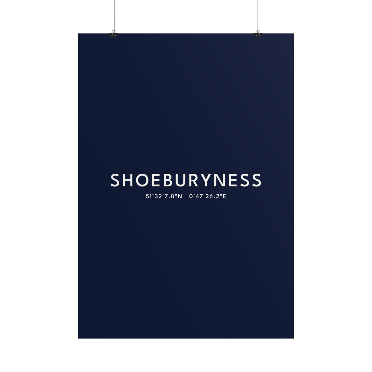 SHOEBURYNESS — Coordinates Print