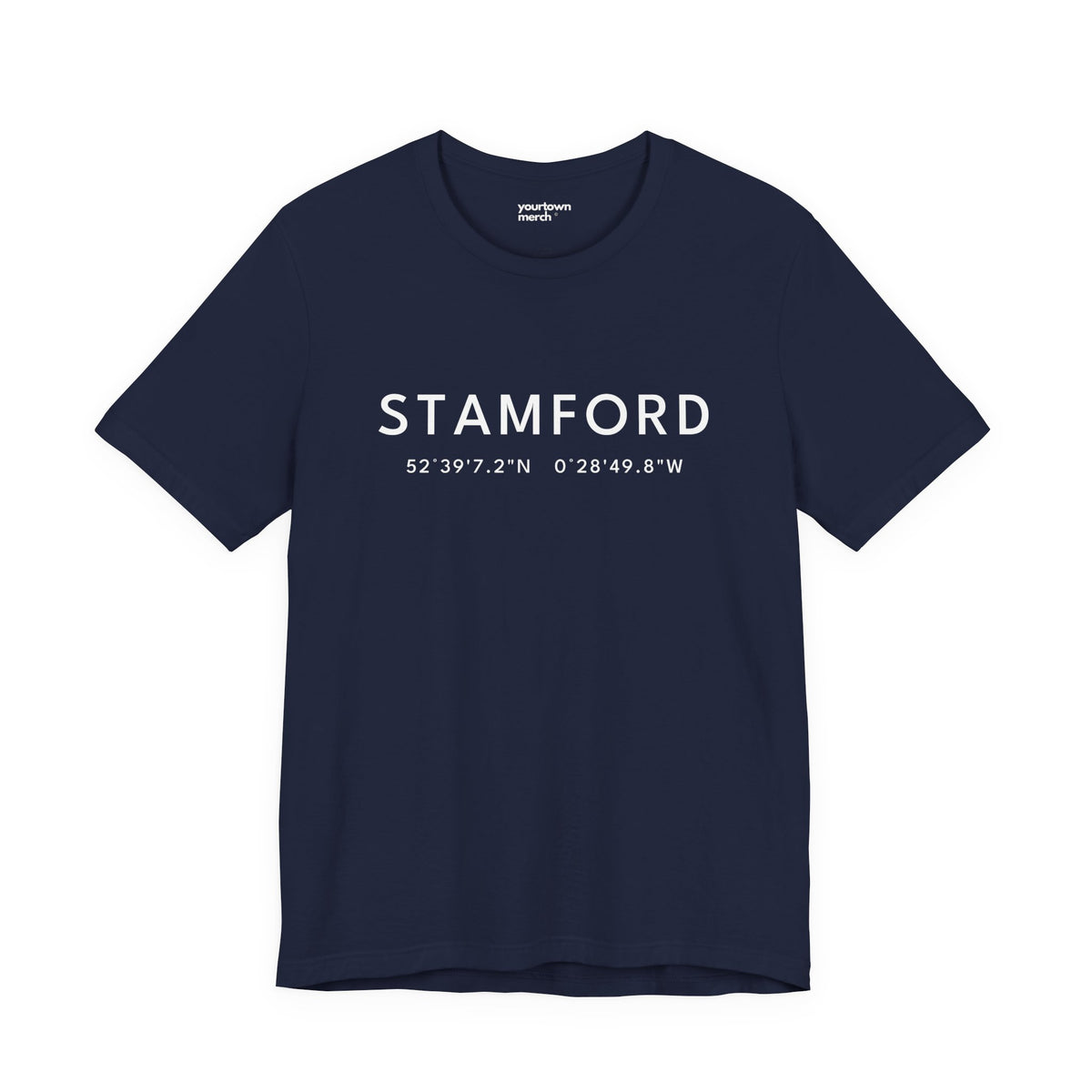 Stamford — Coordinates Navy Tee