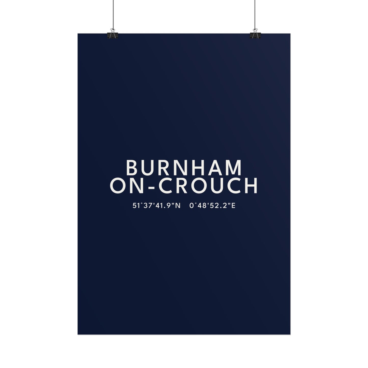 BURNHAM-ON-CROUCH — Coordinates Print