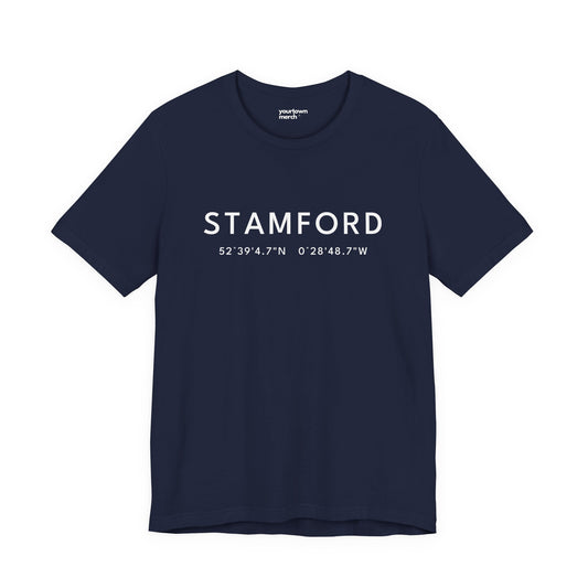 Stamford — Coordinates Navy Tee