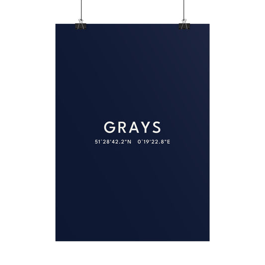 Grays — Coordinates Print