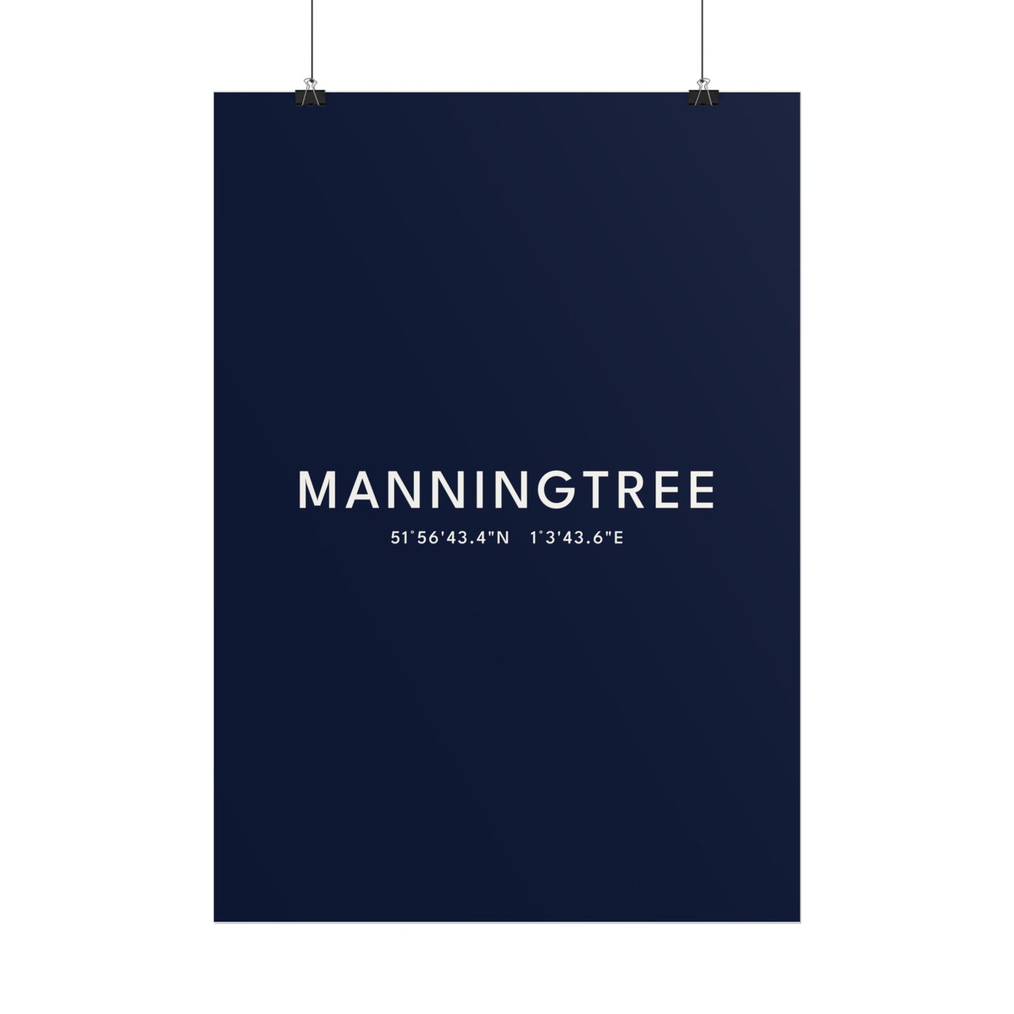 MANNINGTREE — Coordinates Print