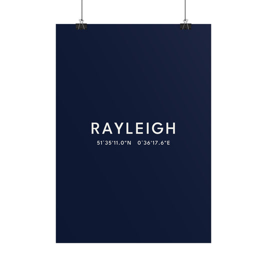Rayleigh — Coordinates Print